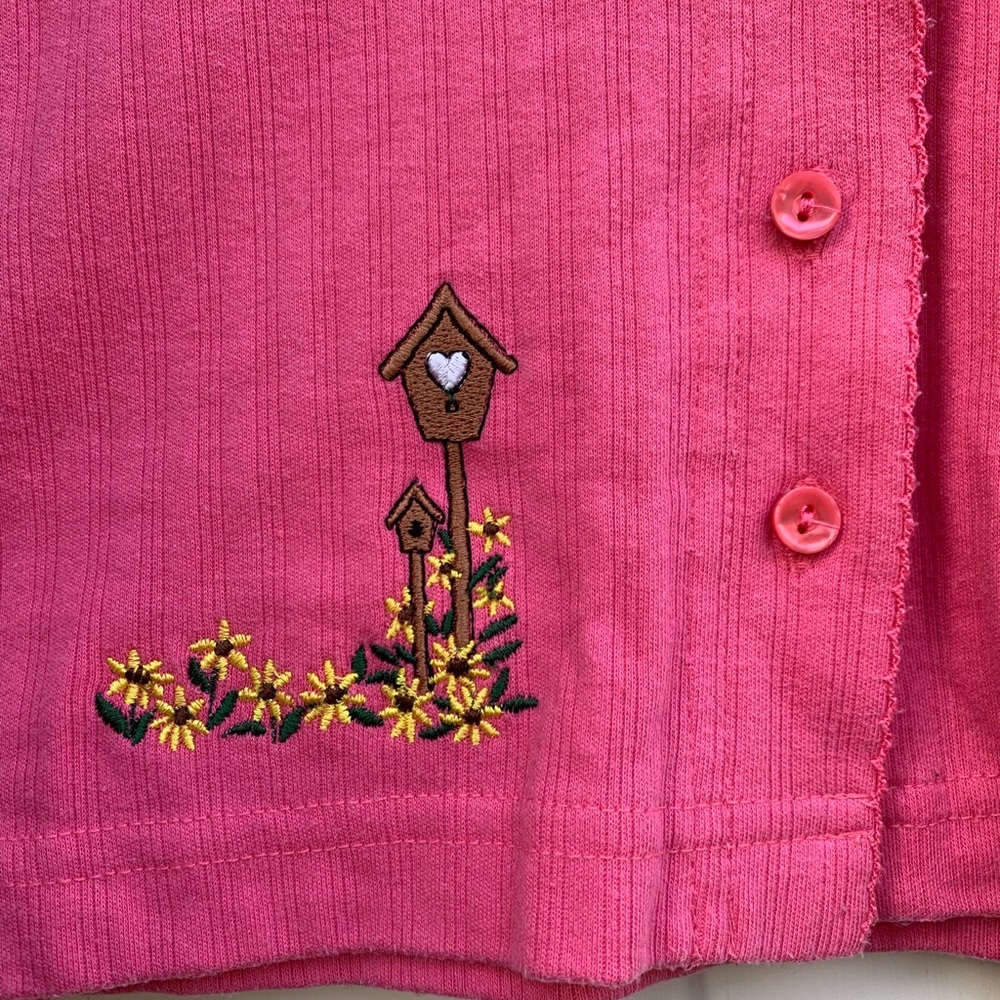 Pink Cottagecore Button Front Top - Picture 8 of 11